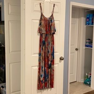 NWT Maxi Print Dress
